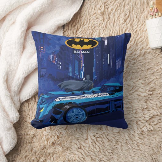 バットマン ゴッサムシティ 夜のパトロール クッション (ブランケット)