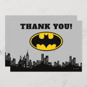 バットマン ゴッサムシティ | 誕生日ありがとう サンキューカード (正面/裏面)
