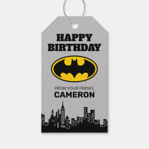 バットマン - ゴッサムシティ 誕生日おめでとう ギフトタグ