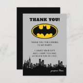 バットマン ゴッサムシティ | 誕生日感謝 サンキューカード (正面/裏面)