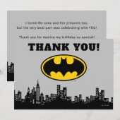 バットマン ゴッサムシティ | 誕生日感謝 サンキューカード (正面/裏面)