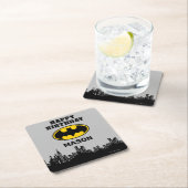 バットマン – ゴッサムシティ |誕生日 スクエアペーパーコースター (インサイチュ)