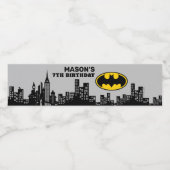 バットマン – ゴッサムシティ |誕生日 ペットボトルラベル (シングルラベル)