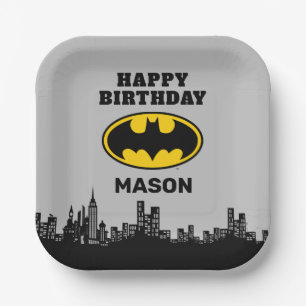 バットマン – ゴッサムシティ 誕生日 ペーパープレート