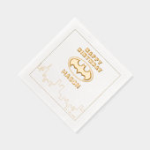 バットマン – ゴッサムシティ |誕生日 箔ナプキン (右)