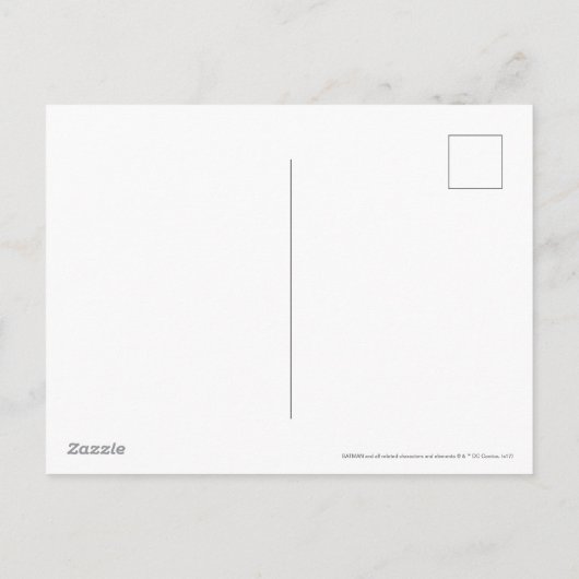 バットマン | サンタのいたずら者リストのヴィラン シーズンポストカード (裏面)