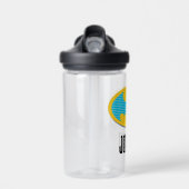 バットマン |シアンのストライプ記号 ウォーターボトル (正面)