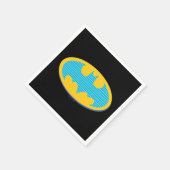 バットマン |シアンのストライプ記号 スタンダードカクテルナプキン (角)