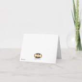 バットマン スーパーヒーロー 誕生日 サンキューカード (裏面)
