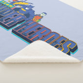 バットマン |チームすごいヒーロー シェルパブランケット (3/4)