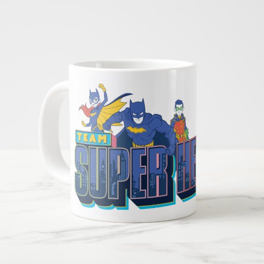 バットマン |チームすごいヒーロー ジャンボコーヒーマグカップ (正面左)