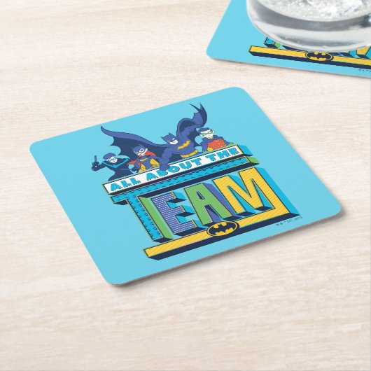 バットマン |チームについて スクエアペーパーコースター (アングル)