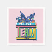 バットマン |チームについて スタンダードカクテルナプキン (正面)