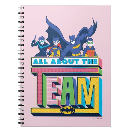 バットマン |チームについて ノートブック (正面)