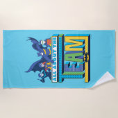 バットマン |チームについて ビーチタオル (正面)