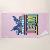 バットマン |チームについて ビーチタオル (正面)