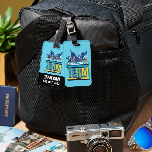 バットマン |チームについて ラゲッジタグ (正面&裏面)