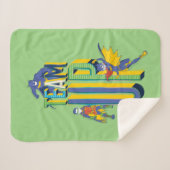 バットマン |チームアップ シェルパブランケット (正面(横))