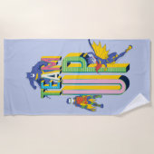 バットマン |チームアップ ビーチタオル (正面)