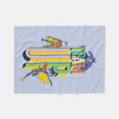 バットマン |チームアップ フリースブランケット (正面(横))