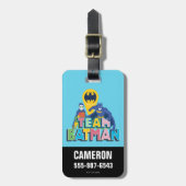 バットマン |チームバットマン ラゲッジタグ (正面縦)