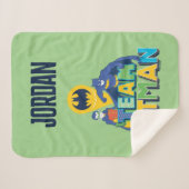 バットマン |チームバットマン&ロビン シェルパブランケット (正面(横))