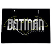 バットマン ハイテク ネーム グラフィック ラージペーパーバッグ (正面)