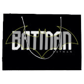 バットマン ハイテク ネーム グラフィック ラージペーパーバッグ (裏面)