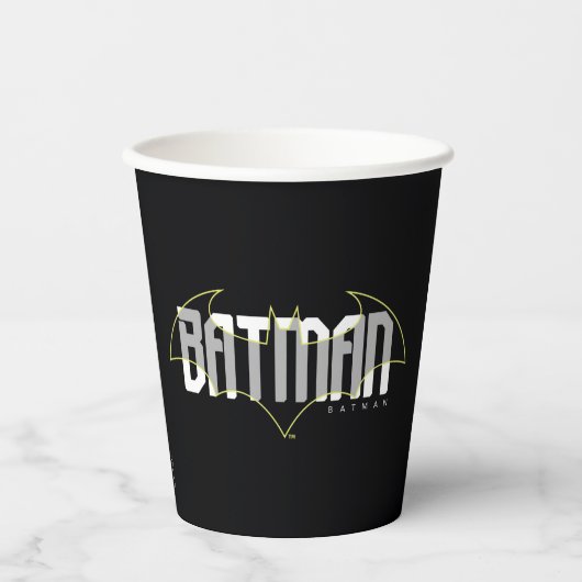 バットマン ハイテク 名前 グラフィック 紙コップ (正面)