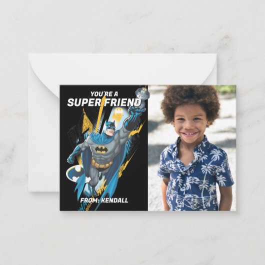 バットマン ハッピーバレンタインデー ノートカード (正面)