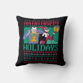 バットマン |ハッピーホリデーズジョーカー&ハーレークイン クッション (裏面)