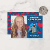 バットマン ハーツ | バレンタインデーおめでとう ノートカード (正面/裏面インサイチュ)