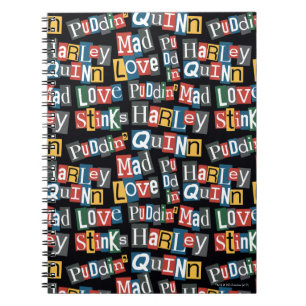 バットマン  ハーレークイン身代金ノートスタイルパターン ノートブック