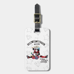 バットマン  ハーレー・クイン来「出てプディン」 ラゲッジタグ