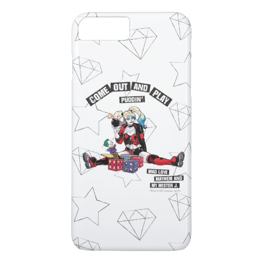 バットマン |ハーレー・クイン来「出てプディン」 Case-Mate iPhoneケース (裏面)