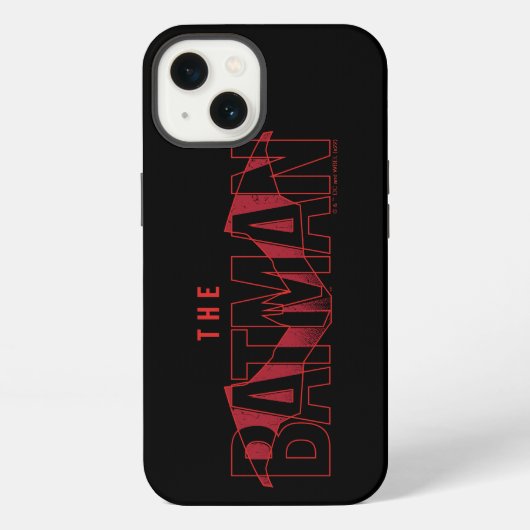 バットマン バットオーバーレイロゴ iPhoneケース (裏面)