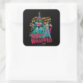 バットマン |バットマン&ロビンギフト包まれたからクリスマスツリー スクエアシール (バッグ)