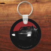 バットマン&バットモービルグラフィック キーホルダー (正面)