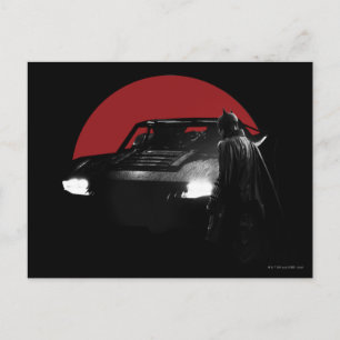 バットマン&バットモービルグラフィック ポストカード