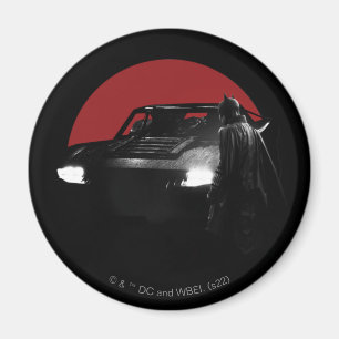 バットマン&バットモービルグラフィック マグネット