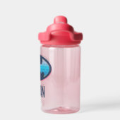 バットマン |ピンクと青の記号 ウォーターボトル (背面)