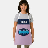 バットマン |ピンクと青の記号 エプロン (インサイチュ)