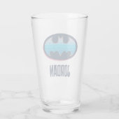 バットマン |ピンクと青の記号 タンブラーグラス (裏面)