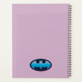 バットマン |ピンクと青の記号 プランナー手帳 (裏面)