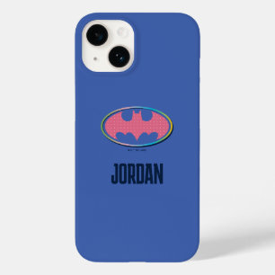 バットマン  ピンクの水玉模様ロゴ Case-Mate iPhone 14ケース