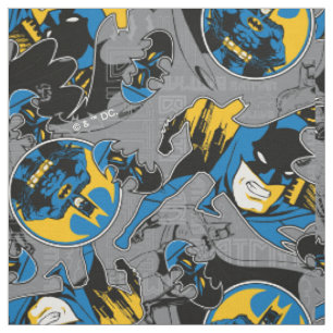 バットマン フルスロットル トス パターン ファブリック