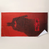 バットマン・レッド・レイン劇場用ポスターグラフィック ビーチタオル (正面)