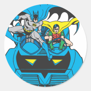 バットマン&ロビンライドバットモバイル ラウンドシール