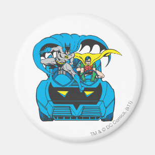 バットマン&ロビンライドバットモービル マグネット