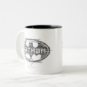 バットマン |ロ荷車を引くゴ ツートーンマグカップ (正面左)